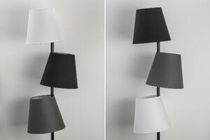 Stojací lampa Levero, 163, černá, šedá