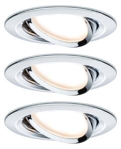 P 93488 Vestavné svítidlo LED Nova kruhové 3x6,5W chrom nastavitelné 3-krokové-stmívatelné - PAULMANN