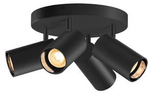 Stropní Lampa SLV, Asto Tube, stmívatelné, Černá, Obývací pokoj, Kov, Moderní