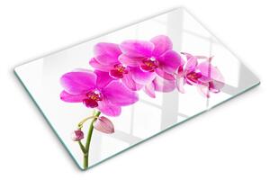 Skleněné krájecí prkénko Orchideje v odstínech růžové ddk-nr-wm-00001803