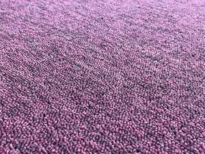 VOPI Kusový koberec Astra vínová Varianta: Kulatý průměr 67 cm