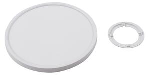 Stropní Lampa Lindby, Pravin, Bílá, Obývací pokoj, Plast, Moderní