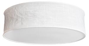 Stropní Lampa By Rydéns, Vita, stmívatelné, Bílá, Obývací pokoj, Tkanina / Textil