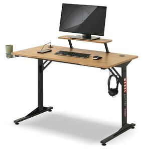 PC stolek Matts 115 (dub + černá). Akce -15%
