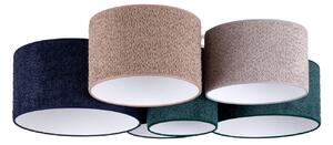 Stropní Lampa Euluna, Boucle, stmívatelné, Obývací pokoj, Tkanina / Textil