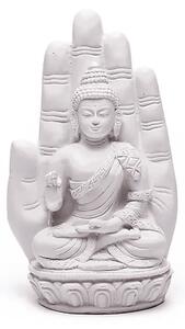 Buddha na dlani- soška Feng Shui velká