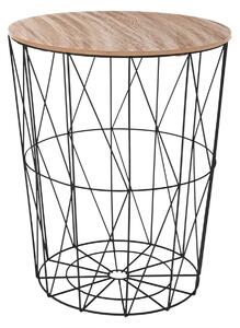 DekorStyle Konferenční stolek Kumi 47 cm černý