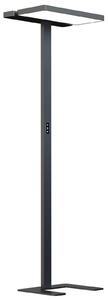 Stojací Lampa Arcchio, Aila, stmívatelné, Černá, Pracovna, Hliník, Moderní