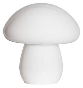 Stolní lampa By Rydéns, Mira Mushroom, Bílá, Obývací pokoj, Sklo