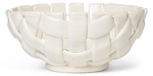 Keramická mísa Plait Off-white 24 cm