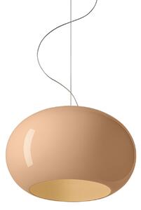 Závěsná svítidlo Foscarini, Buds 2, Béžová, Obývací pokoj, Sklo, Design
