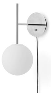 Nástěnná Svítidla Audo Copenhagen, TR Bulb Suspended, stmívatelné, Bílá, Obývací pokoj, Sklo, Design