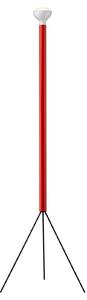 Stojací Lampa FLOS, Luminator, stmívatelné, Červená, Obývací pokoj, Kov