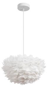 Brilagi - Lustr na lanku FEATHER 3xE27/40W/230V pr. 40 cm bílá
