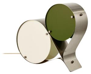 Stolní lampa GUBI, Coppia, Bílá, Obývací pokoj, Plast, Moderní