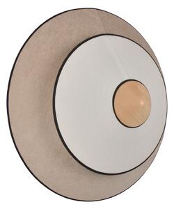 Nástěnná Svítidla Forestier, Cymbal S, Béžová, Obývací pokoj, Tkanina / Textil, Design