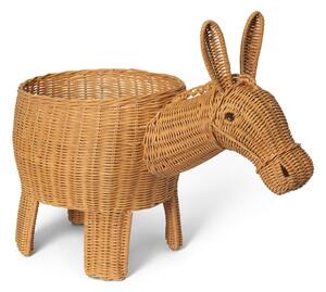 Úložný ratanový koš Donkey Braided Natural