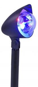 LD 19035-18 DISCO Zahradní zápich černý LED 3W RGB IP44 s DISCO efektem - LEUCHTEN DIREKT / JUST LIGHT