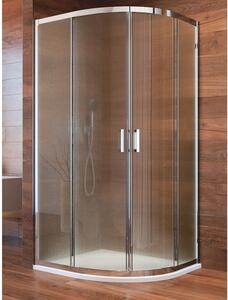EBS Nova Sprchový kout čtvrtkruh 100 cm, chrom, sklo point