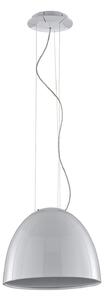 Závěsná svítidlo Artemide, Nur Mini Gloss, stmívatelné, Bílá, Obývací pokoj, Kov, Design