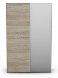 Šatní skříň Carlos 125/43 2D, dub sonoma, 125 cm