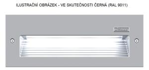 LGM RA-40582-W30-01 Venkovní zápustné svítidlo do stěny RADO 5 LED 17W 308lm 3000K IP65 černá RAL9011 - LIGMAN