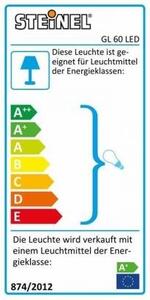 STEIN 007881 Sloupkové venkovní svítidlo GL 60 LED se senzorem 8,6W 230V IP44 - STEINEL