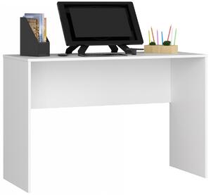 Ak furniture Volně stojící psací stůl B-17 120 cm bílý