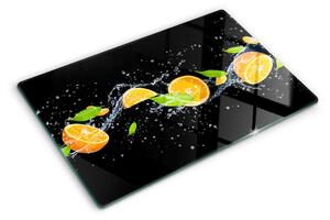 Krájecí prkénko skleněné Citrusové plody ve vodě ddk-nr-wm-00004055