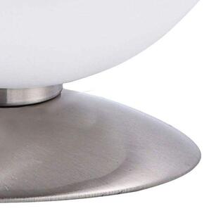Paul Neuhaus Stolní LED lampa BUBBA, 3W, ø 15 cm, 3000K Barva: ocel