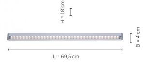 PN 1122-95 HELENA LED skříňkové svítidlo, hliník, lineární 3000K - PAUL NEUHAUS