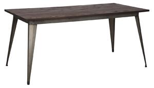 Jídelní stůl Mauro Ferretti Derto Big 160x80x75 cm, šedá/hnědá