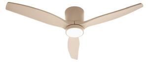 Sorin LED venkovní stropní ventilátor béžový Lucande, Sorin, Béžová, Balkon, Kov, Moderní