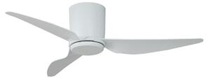 Stropní ventilátor Aulo Ø 123 cm bílý DC tichý Lindby, Aulo, Bílá, Obývací pokoj, Kov, Moderní