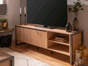 Široká TV skříňka Denver, dub artisan/antracit