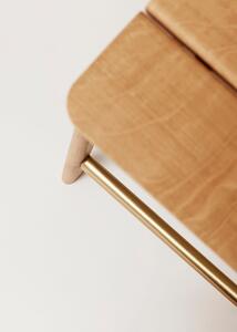 Form & Refine Barová stolička Angle by Herman Studio 75cm dubová 75 cm