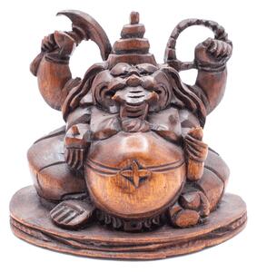 Ganéša - dřevěná soška - feng shui GAN1
