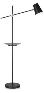 Stojací Lampa Markslöjd, Linear, Černá, Obývací pokoj, Kov, Skandinávský