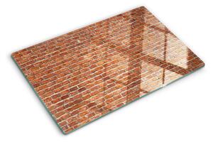Krájecí prkénko skleněné Cihlová zeď ddk-nr-wm-00004643