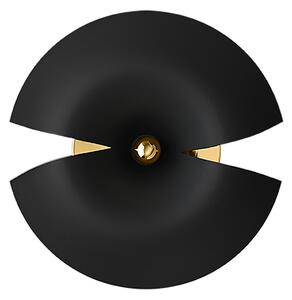 Nástěnná Svítidla AYTM, Cycnus, stmívatelné, Černá, Obývací pokoj, Hliník, Design
