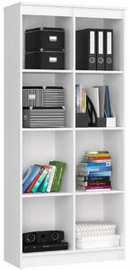 Ak furniture Knihovna Rexa 80 cm bílá