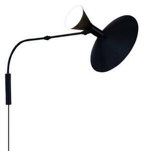 Nástěnná Svítidla Nemo Lighting, Lampe de Marseille, Černá, Obývací pokoj, Kov