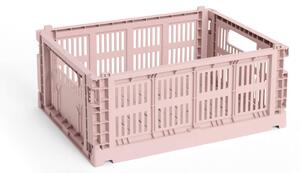 HAY DESIGN Úložný box Colour Crate Medium "Blush" HAY