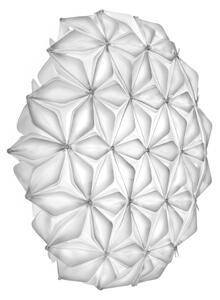Stropní Lampa Slamp, La Vie, stmívatelné, Bílá, Obývací pokoj, Plast, Design