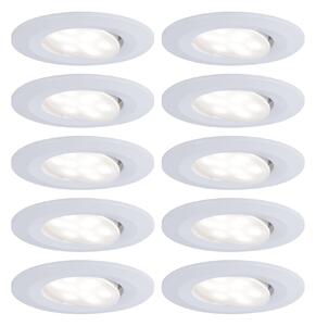 P 99922 Vestavné svítidlo LED Calla kruhové 10x6W bílá mat výklopné - PAULMANN