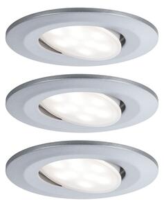 P 99929 Vestavné svítidlo LED Calla kruhové 3x6W matný chrom výklopné - PAULMANN