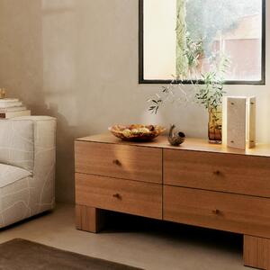 FERM LIVING Váza Muro, Small, Amber 6