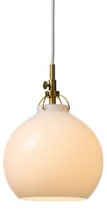 Závěsná svítidlo Halo Design, TOSCANA, stmívatelné, Bílá, Jídelna, Sklo, Design