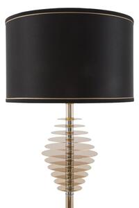Stojací lampa Mauro Ferretti Lineo, 40x180 cm, zlatá/černá