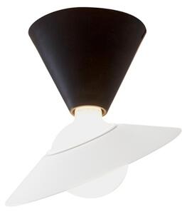 Stropní Lampa Stilnovo, Fante, Černá, Obývací pokoj, Plast, Design